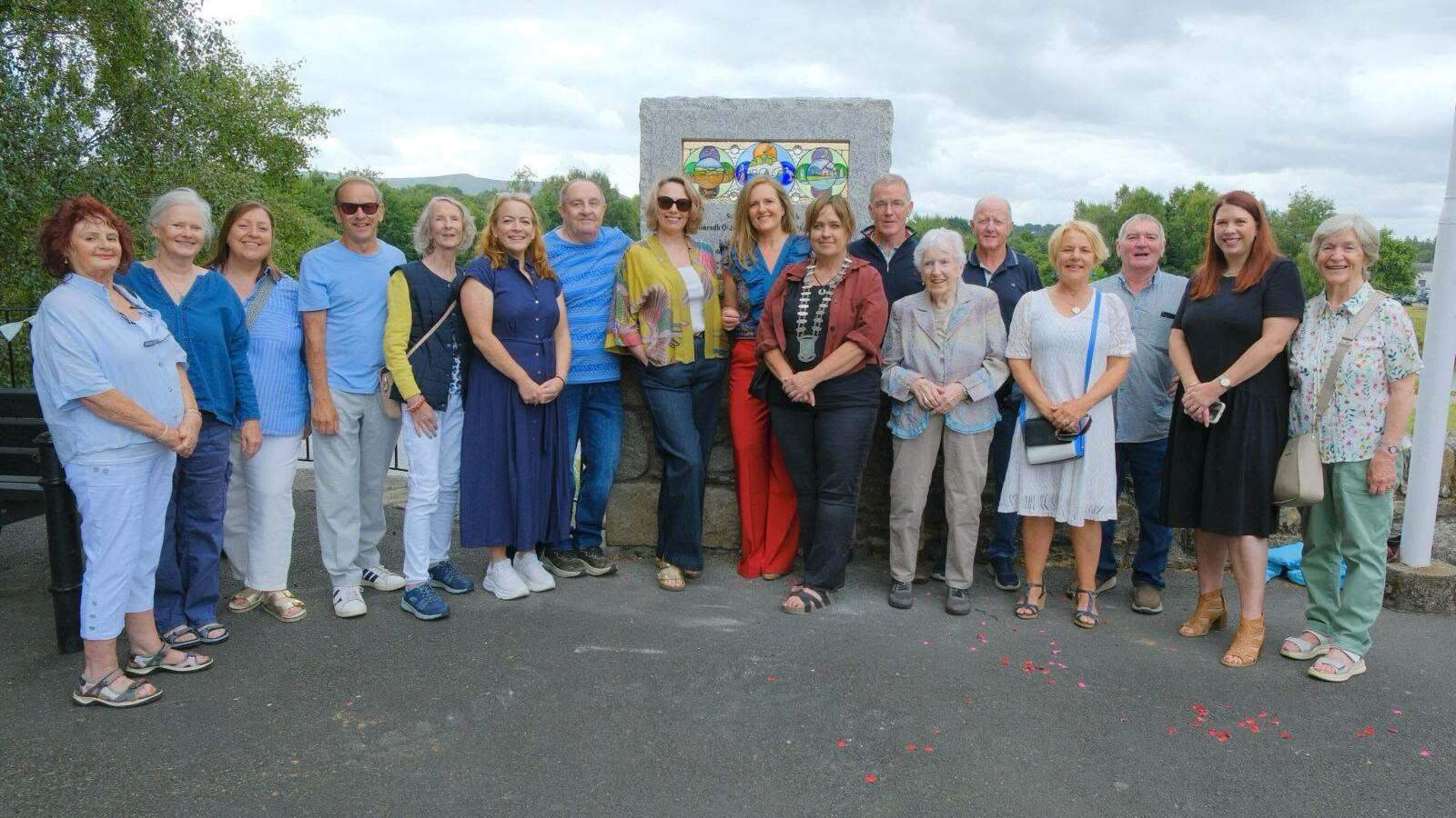New stained-glass artwork brightens Wicklow village after community collaboration